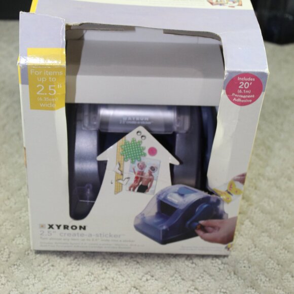 Xyron 2.5" Create-a-sticker Machine and 20' Roll of Adhesive Cartridge - Picture 1 of 13